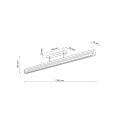 Lampa sufitowa VIGA Sosna Zintegrowany LED 11691 TK Lighting
