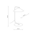 Lampka nocna LUME Czerwony 1xGX53 16215 TK Lighting