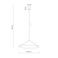 Lampa wisząca LUME Czerwony 1xGX53 11697 TK Lighting