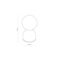 Lampka nocna MIKI Czerwony 1xE27 16217 TK Lighting
