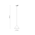 Lampa wisząca jednoobwodowa TRACER Pomarańczowy 1xE27 11685 TK Lighting