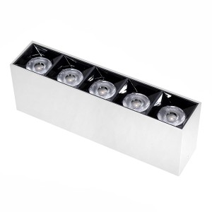 Lampa liniowa natynkowa 15w 4000K biało-czarna JDL-3T 1060 DomenoLED