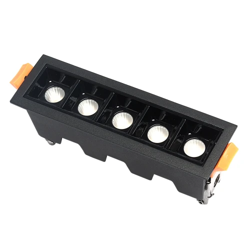 Lampa liniowa Led podtynkowa 10W 4000K czarna JDL-5T 581 DomenoLED