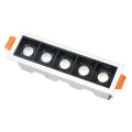Lampa liniowa Led podtynkowa 10W 3000K biała JDL-5T 584 DomenoLED