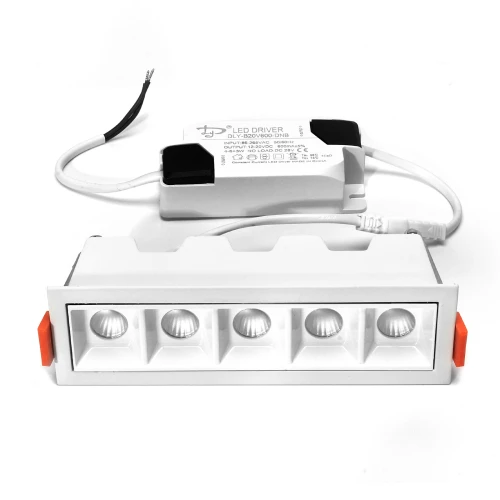 Lampa liniowa Led podtynkowa 10W 4000K BIAŁA JDL-5T 1210 DomenoLED