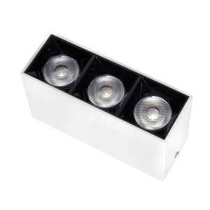 Lampa liniowa natynkowa 9w 4000K biało-czarna JDL-6T 1056 DomenoLED