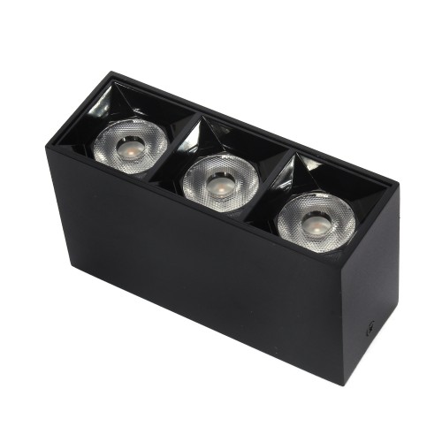 Lampa liniowa natynkowa 9w 3000K czarna JDL-6T 1057 DomenoLED