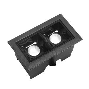 Lampa liniowa Led podtynkowa 4W 3000K czarna JDL-2T 580 DomenoLED