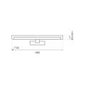 Kinkiet Mirore Czarny 8W 40cm ML2025 Milagro