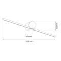 Kinkiet Artist Czarny 9W LED 60cm ML2044 Milagro