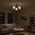 Lampa sufitowa Pafos Black 3xE27 ML2257 Milagro