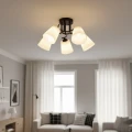 Lampa sufitowa Pafos Black 5xE27 ML2258 Milagro