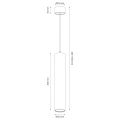 Lampa wisząca GENESIS BLACK GOLD 1xGU10 ML2439 Milagro