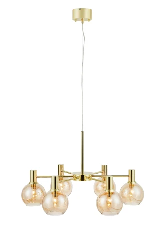 Lampa wisząca AMBRA Bursztyn gwint 6xE14 109153 Markslojd