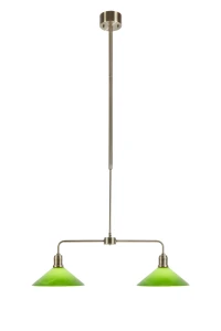 Lampa wisząca VELA Zielony gwint 2xE27 109161 Markslojd