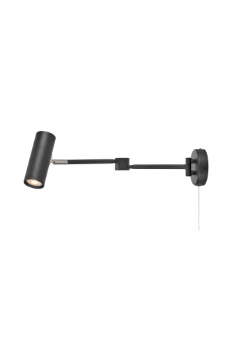 Kinkiet ARLO Czarny gwint 1xFixed LED 109181 Markslojd
