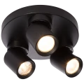 Plafon Pointa czarny 3xGU10 LP-6398/3C Round BK Light Prestige