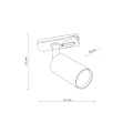 TRACER BLACK GU10 MINI MR11 11260 TK Lighting