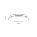 OYSTER PLAFON SUFITOWY LED 24W 18221 TK Lighting