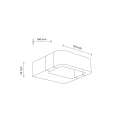 ARIUS GRAY KINKIET IP54 18081 TK Lighting