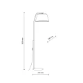 FORMO BLACK LAMPA PODŁOGOWA 1XE27 16185 TK Lighting