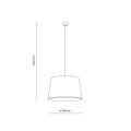 FORMO BLACK LAMPA WISZĄCA 1XE27 11318 TK Lighting