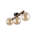 ESTERA WOOD ORZECH BURSZTYN LAMPA SUFITOWA 3XG9 11093 TK Lighting