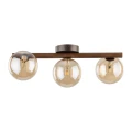ESTERA WOOD ORZECH BURSZTYN LAMPA SUFITOWA 3XG9 11093 TK Lighting