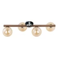 ESTERA WOOD ORZECH BURSZTYN LAMPA SUFITOWA 4XG9 11094 TK Lighting