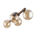 ESTERA WOOD ORZECH BURSZTYN LAMPA SUFITOWA 4XG9 11094 TK Lighting