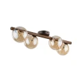 ESTERA WOOD ORZECH BURSZTYN LAMPA SUFITOWA 4XG9 11094 TK Lighting