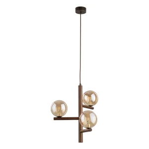 ESTERA WOOD ORZECH BURSZTYN LAMPA WISZACA 3XG9 11095 TK Lighting