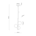 ESTERA WOOD ORZECH BURSZTYN LAMPA WISZACA 3XG9 11095 TK Lighting