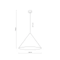 CONO XL SALMON LAMPA WISZĄCA 1XE27 11386 TK Lighting