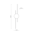 JAVA NEW BROWN KINKIET 2 LED 11400 TK Lighting