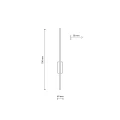 FLASH NEW BROWN WOOD KINKIET M 1 LED 11404 TK Lighting