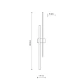 FLASH NEW BROWN WOOD KINKIET 2 LED 11406 TK Lighting