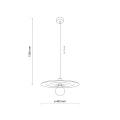 ONDA KASZMIR LAMPA WISZĄCA 1XE27 11407 TK Lighting