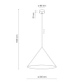 CONO L NAVY LAMPA WISZĄCA 1XE27 11415 TK Lighting