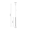 FERRO SABIA CHAMPAGNE 500 LAMPA WISZĄCA 1XG9 11423 TK Lighting
