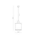 AMURA NEW BROWN LAMPA WISZĄCA 1XE27 11438 TK Lighting
