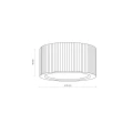 EVE CORTE WOOD LAMPA SUFITOWA 1XGX53 11441 TK Lighting