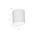 EVE CORTE WOOD KINKIET 1XGU10 11443 TK Lighting