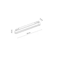 MAGNETIC EASY LINE WHITE 12W CCT 18270 TK Lighting