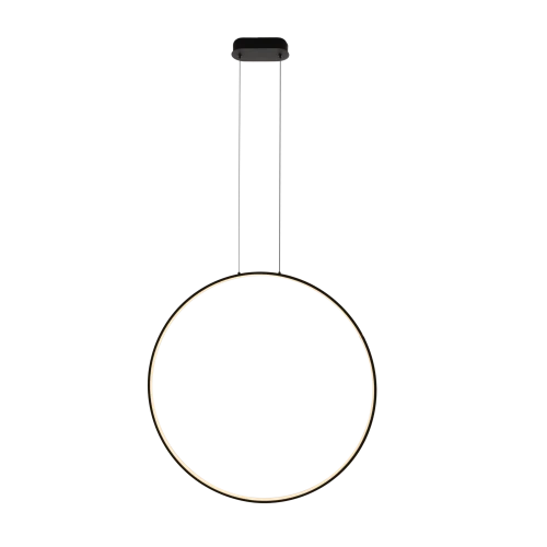 MAXLIGHT P0654 LAMPA WISZĄCA VISUAL VER 28W BLACK 80cm - P0654 Maxlight