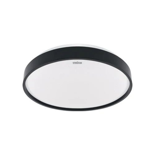 Plafon okrągły LED 12W czarna rama, barwa 4000K neutralna średnica 25,5cm