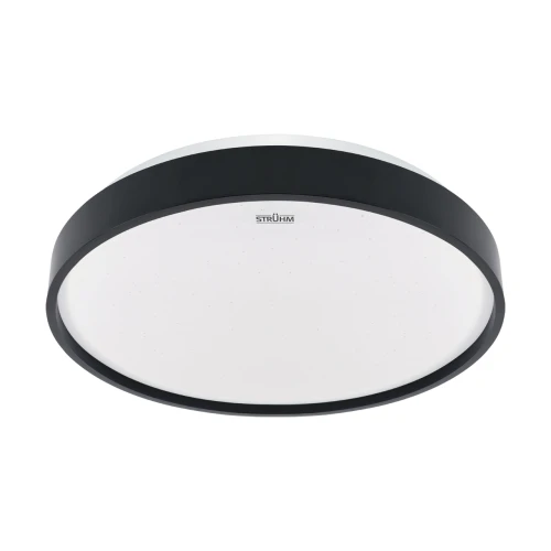 Plafon okrągły LED 24W czarna rama, barwa 4000K neutralna średnica 32,5cm