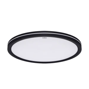 Plafon okrągły AMADEUS LED C 24W czarny, barwa zmienna CCT, średnica 30cm