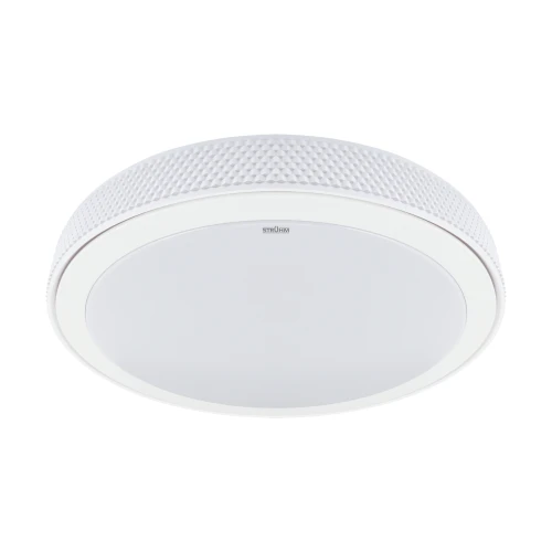 Plafon okrągły biały RATAN LED 24W, barwa zmienna CCT, średnica 39,5cm