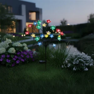Lampka Solarna Tree 84cm RGB+3000K IP44 EKO2497 Eko-Light